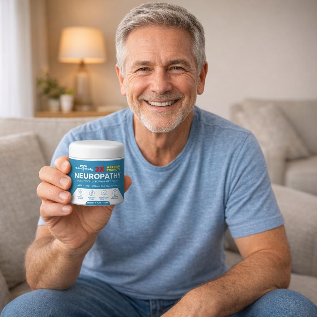 Customer holding Medical Miracles 2X jar
