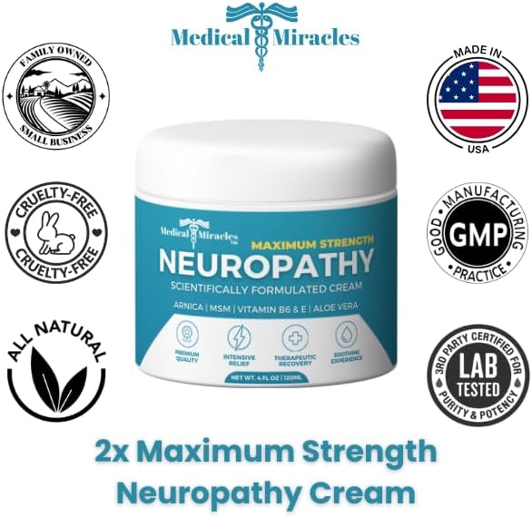 Medical Miracles Maximum Strength product with quality badges